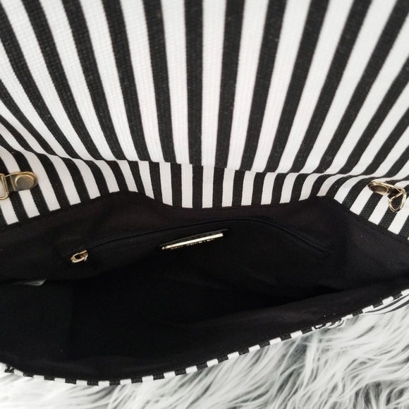 Last1🔒VERANDA Striped Bow Envelope Clutch Handbag - Picture 5 of 10